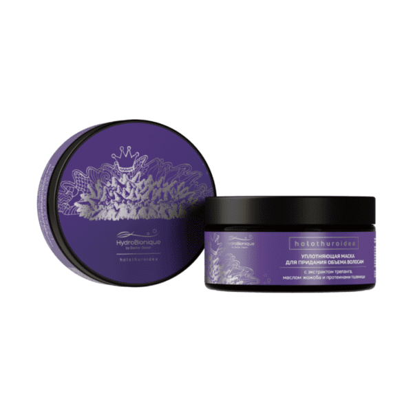 Thickening hair mask with trepang, jojoba oil and wheat proteins