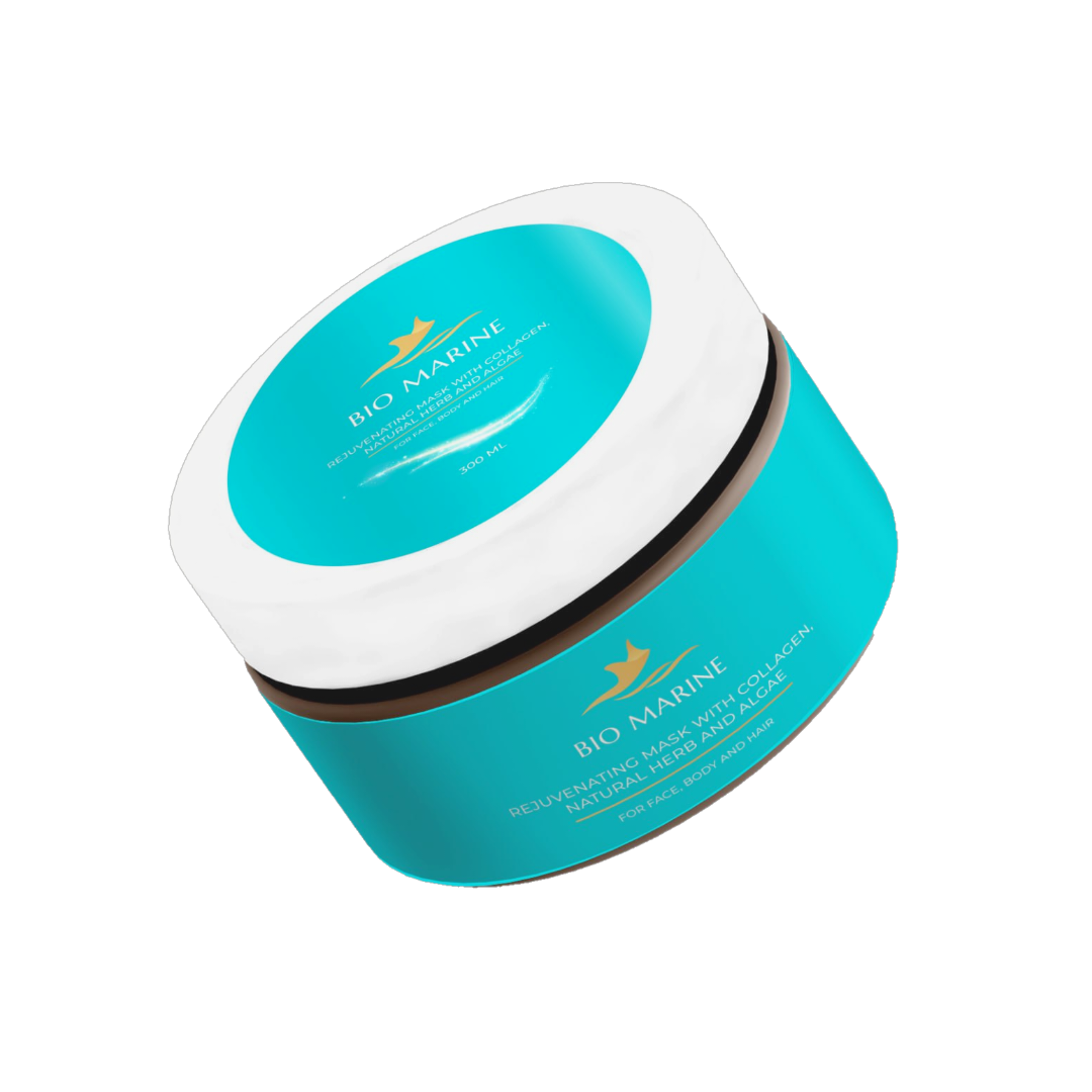 BIO MARINE Rejuvenating Mask with Collagen, Natural herb and Algae for Face, Body and Hair