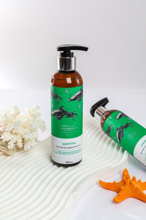 Shampoo-refreshing against hair loss with a peptide complex and red algae extract