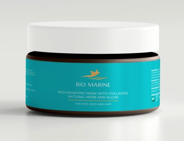 BIO MARINE Rejuvenating Mask with Collagen, Natural herb and Algae for Face, Body and Hair